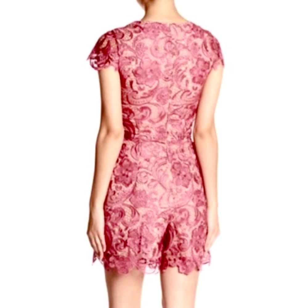 NEW DRESS THE POPULATION LACE ROMPER - Picture 6 of 8
